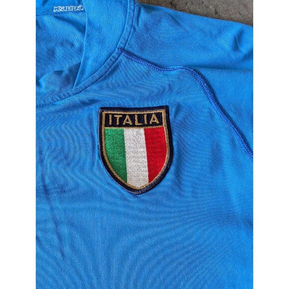 2002-3 KAPPA ITALY World CUP TEAM RARE HOME SOCCER JERSEY FOOTBALL SHIRT SZ XXL - Picture 2 of 7